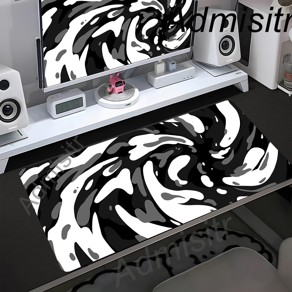 Gaming Accessories White - コンピューターマウスパッド Strata 液体ゲーミングPCデスクマット 速達配送アクセサリー 滑り止めソフトXXLサイズマウスパッド 大型900x400マット