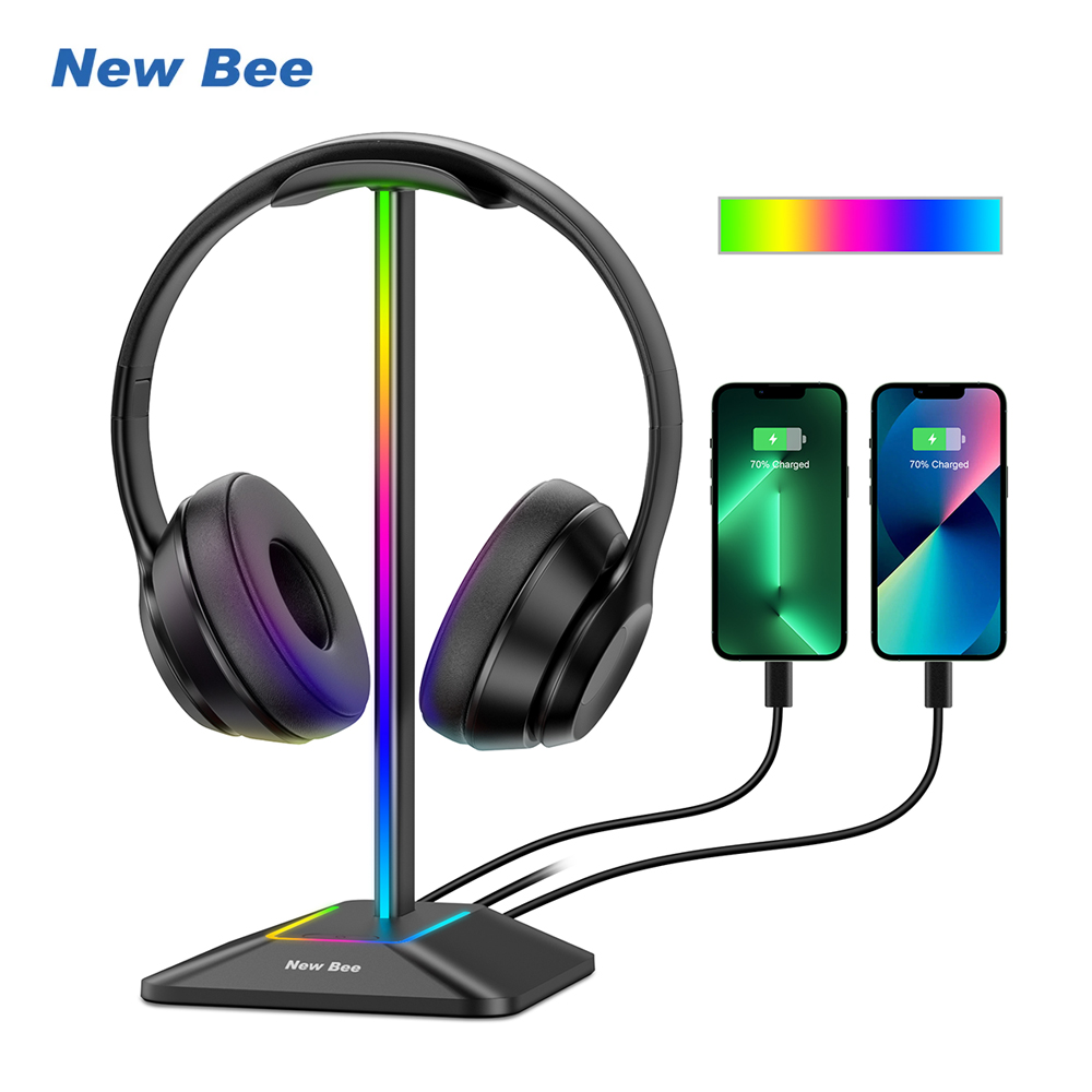 新しい Bee Z8 RGB ヘッドフォンスタンドホルダー  - Headset Stand Rgb のレビューと価格