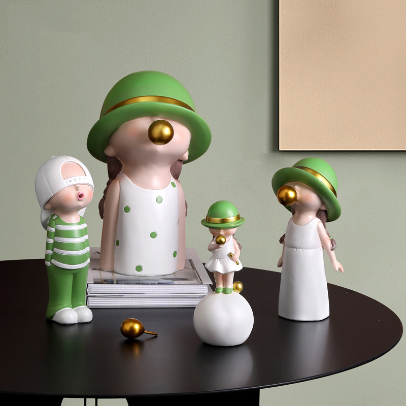 Artlovin北欧スタイルキャラクター人形子供モデル発泡バ - Gaming Accessories Decor のレビューと価格