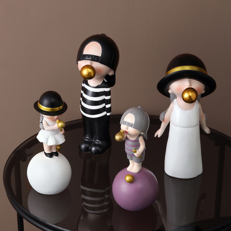 Artlovin北欧スタイルキャラクター人形子供モデル発泡バ - Gaming Accessories Decor のレビューと価格