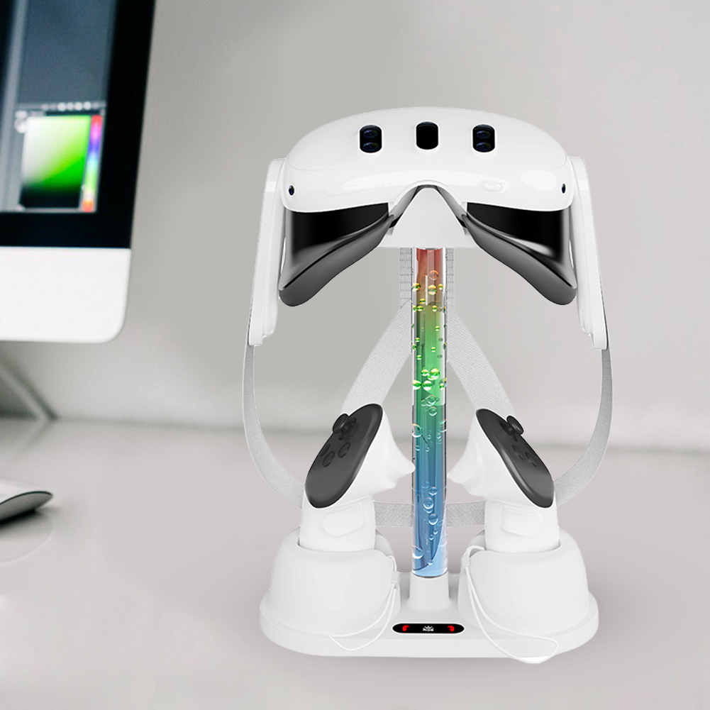 ホルダーベースコントローラー充電器 RGB ライト VR メ - Headset Stand Rgb のレビューと価格