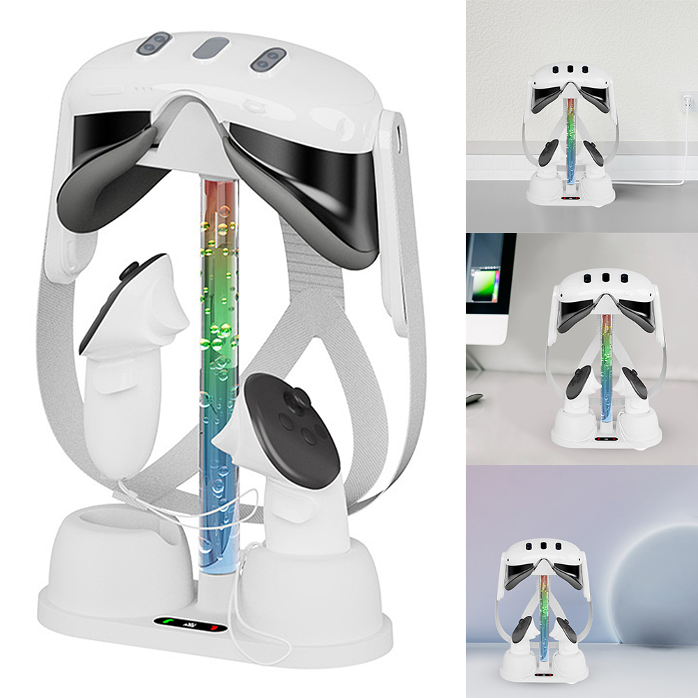ホルダーベースコントローラー充電器 RGB ライト VR メ - Headset Stand Rgb のレビューと価格