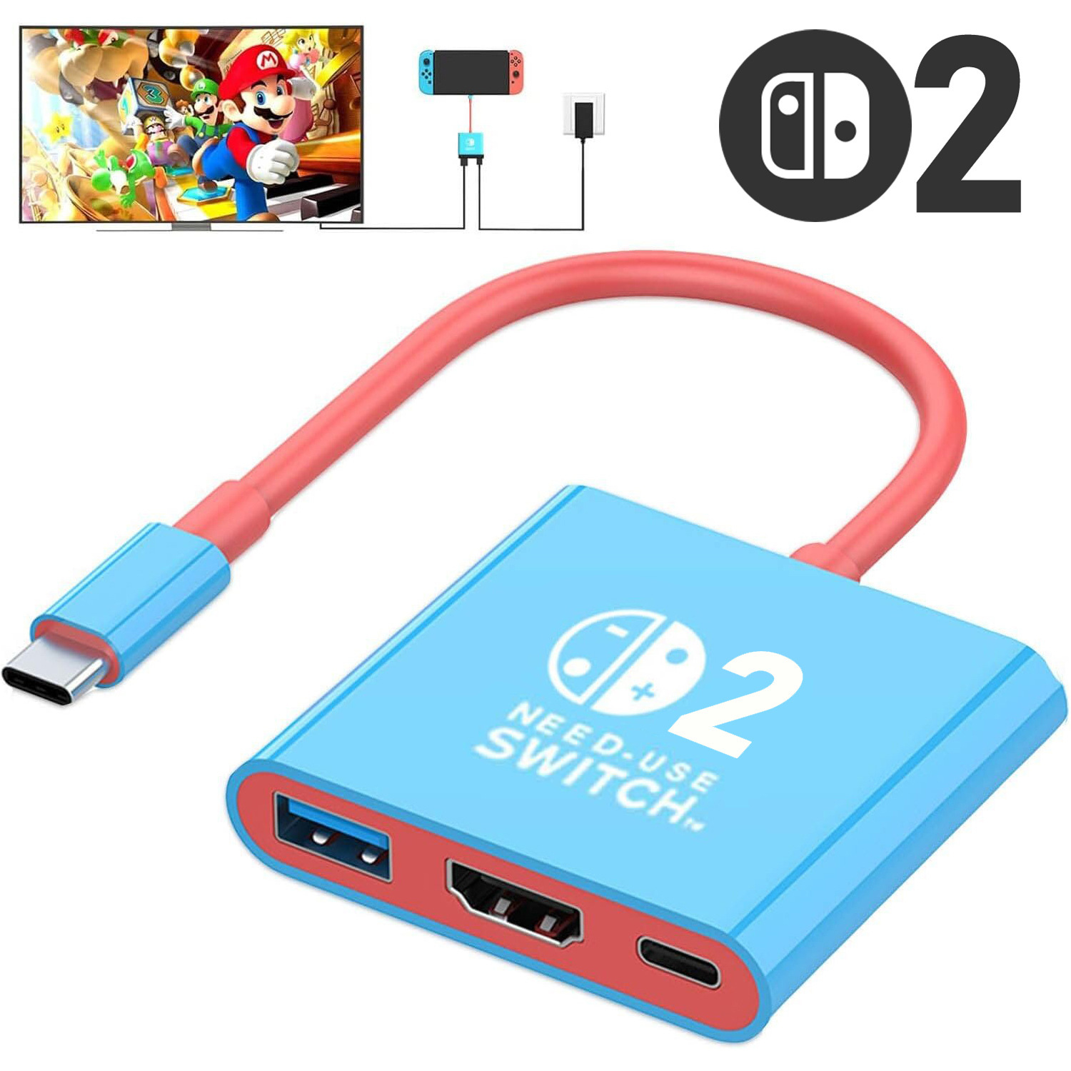 Switch2用Type-Cドッキングステーション HDMI - Gaming Kit Accessories Nintendo Switch のレビューと価格