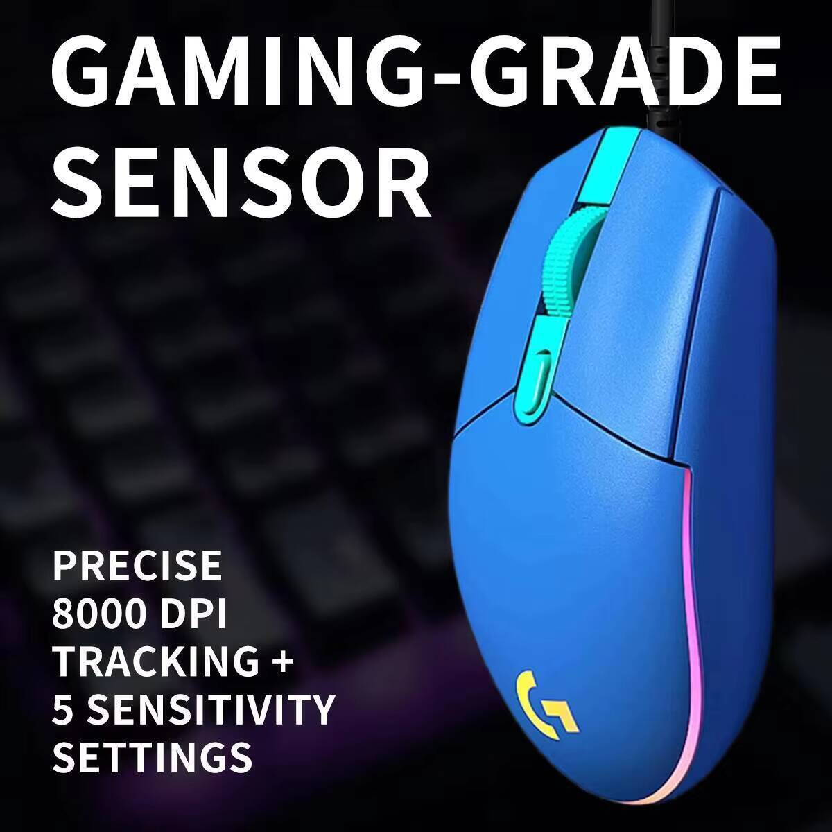 ロジクール G203 ゲーミングマウス 8000 DPI セ - Logitech Mouse G203 のレビューと価格
