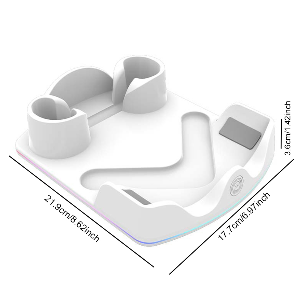メタクエスト3S VR充電ステーション用充電ドック、RGBラ - Headset Stand Rgb のレビューと価格