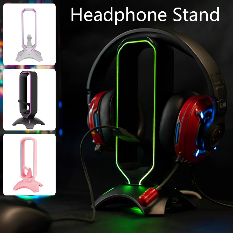RGB ゲーミングヘッドフォンスタンド、マウスバンジーコード - Headset Stand Rgb のレビューと価格