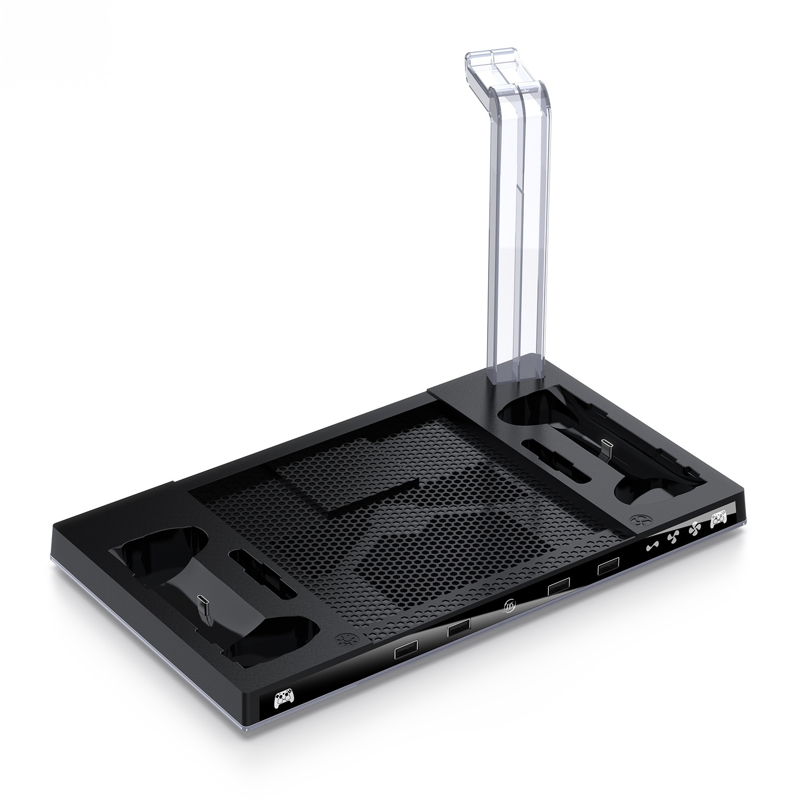 Steamマシン用の多機能ドック、Steamコントローラース - Headset Stand Rgb のレビューと価格