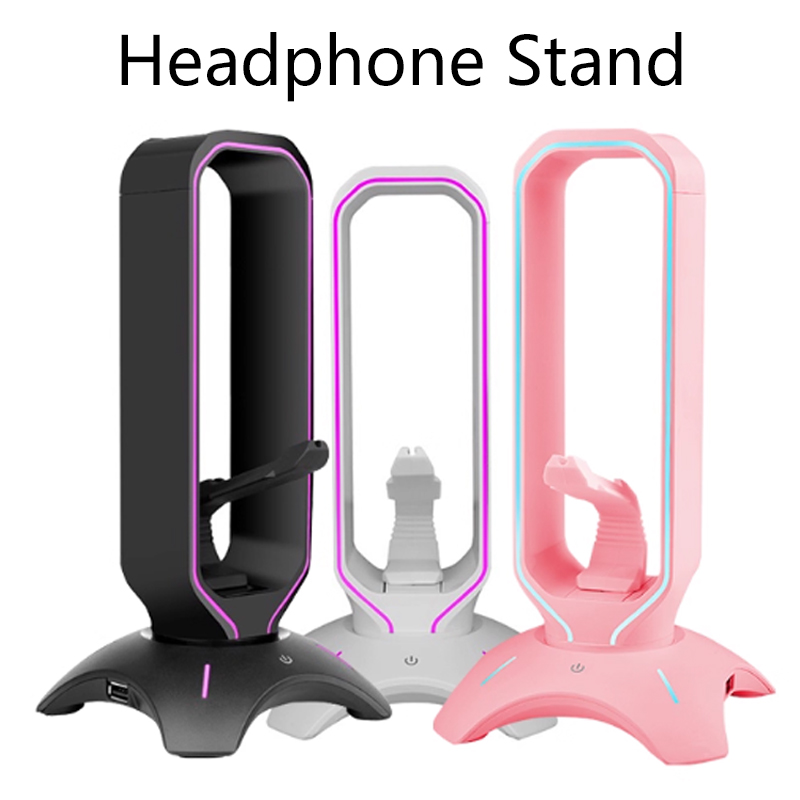 RGBヘッドセットスタンド、マウスバンジーコードホルダー付き - Headset Stand Rgb のレビューと価格