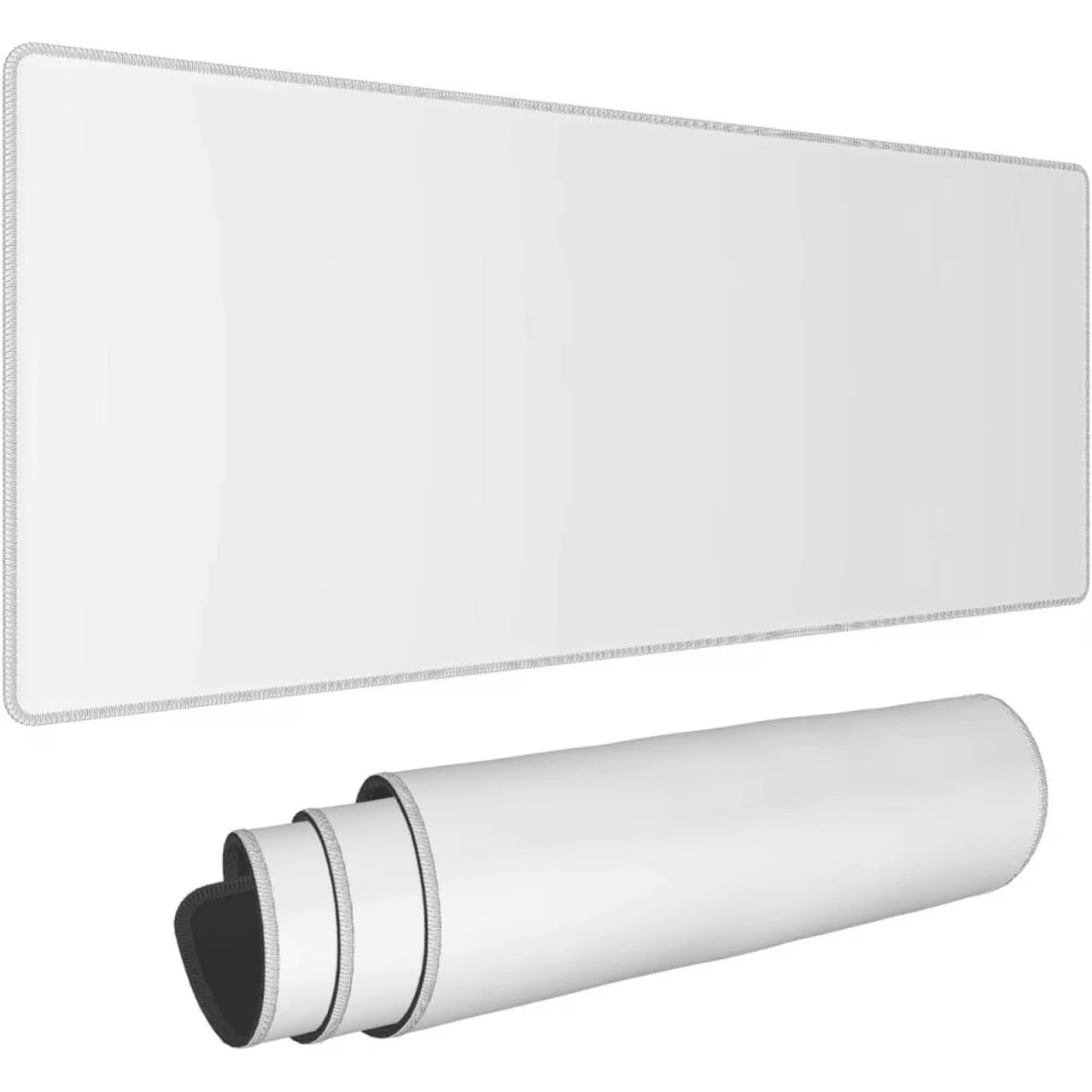 ホワイト大型マウスパッドカーペットシンプルマット900x40 - Gaming Accessories White のレビューと価格